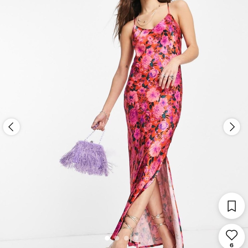 Topshop viscose dress